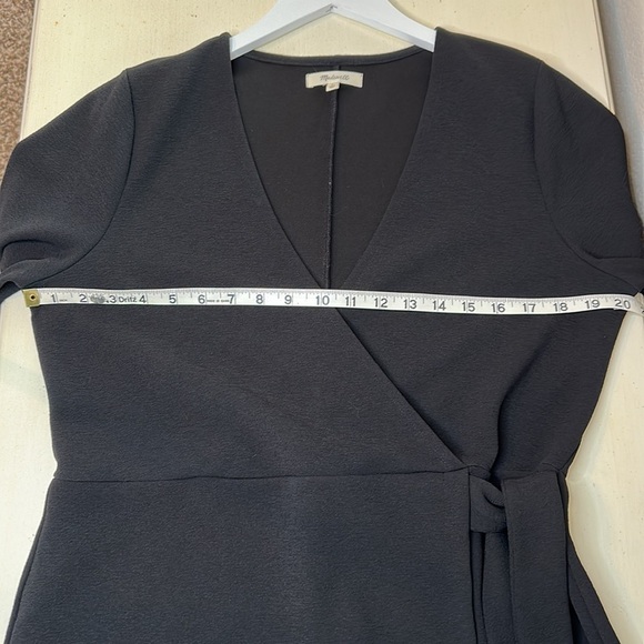 NWOT Madewell Texture & Thread Long-Sleeve Side-Tie Dress Size Large - Picture 10 of 13